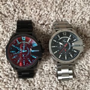 Mens diesel watch set preowned!